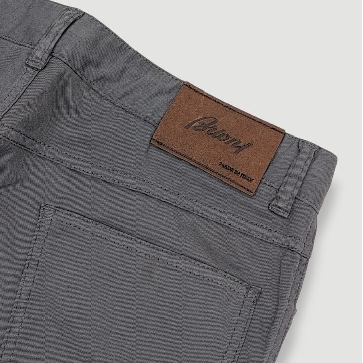 Brioni Chamonix Comfort Fit Jeans Mens 34x34 Grey Made In Italy Quiet Luxury